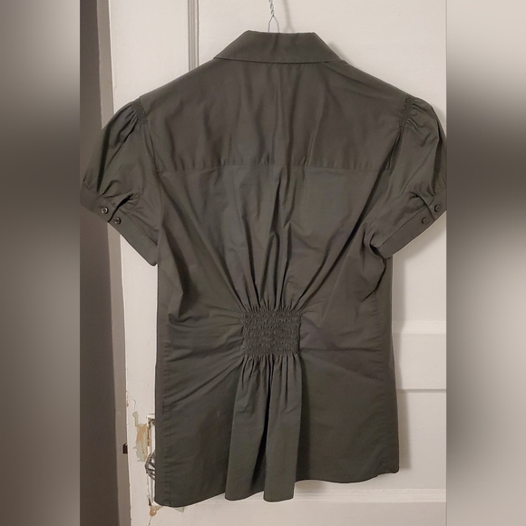 Aritzia Talula Babaton Grey Dress shirt small - Picture 2 of 4